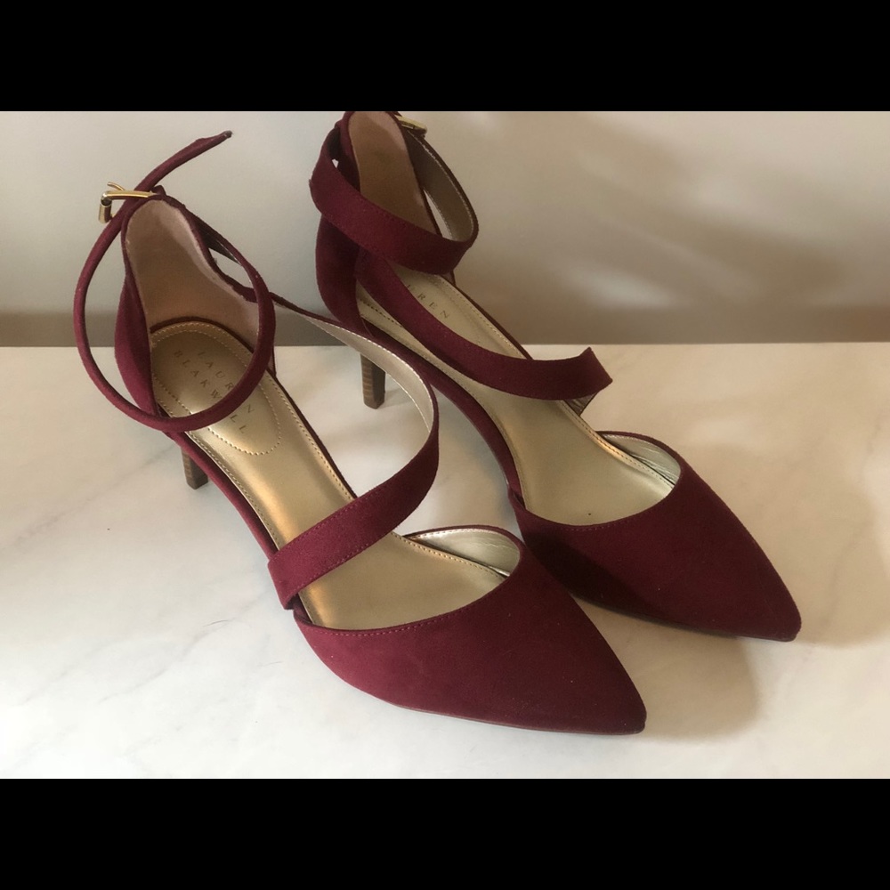 Never worn😊Lauren Blackwell Red Stilettos Size 11 - Picture 3 of 6
